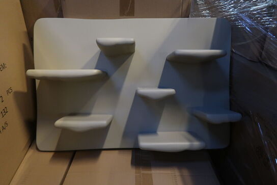 18 stk. Væghylde Nord 60 x 40 x 13 cm Polyresin