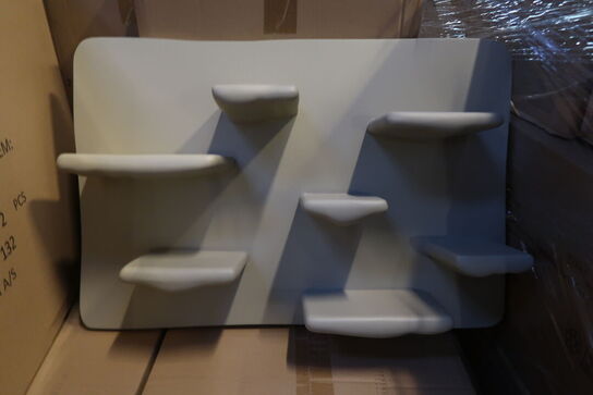 18 stk. Væghylde Nord 60 x 40 x 13 cm Polyresin