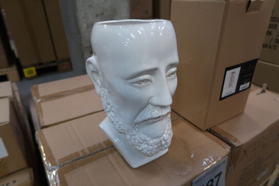 20 stk. Vase Calvi H26 cm Hvid Stentøj