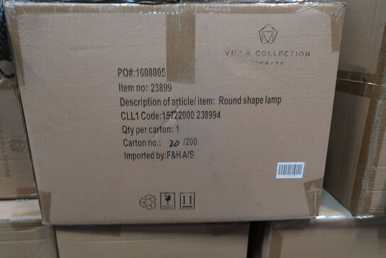 11 stk. Pendel Werna 50x30cm Sort Naturrattan