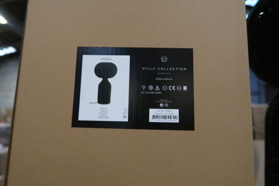 22 stk. Bordlampe Werna D30 x 53,5 cm Sort Rattan