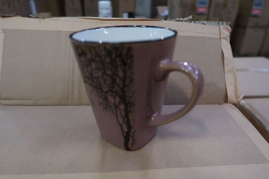 264 stk. Krus Hela 0,35 liter Mørk rosa Stentøj