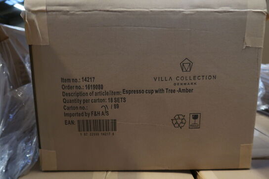 396 pk. Espressokop Hela 0,1 liter 4 stk. Amber Stentøj