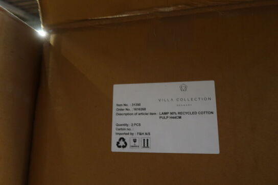 20 stk. Lampe Styles 25 x 44 cm Rosa Papmache