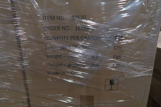 18 stk. Væghylde Nord 60 x 40 x 13 cm Polyresin