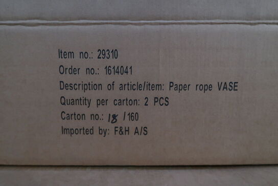 32 stk. Kurv Styles 37 x 18 cm Rød Papir