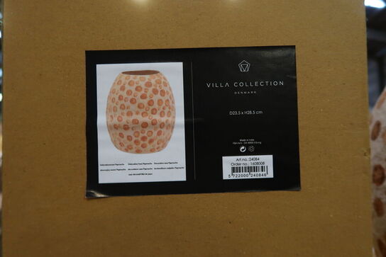 40 stk. Dekorationsvase Tana D23,5 H28,5 cm Creme/Nougat Papmache