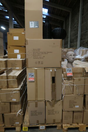 22 stk. Bordlampe Werna D30 x 53,5 cm Sort Rattan