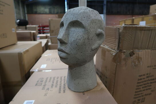 84 stk. Figur Hoved Talvik Cement Lys olivengrøn H30