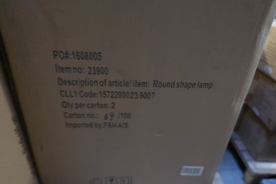 10 stk. Pendel Werna 40,5x25 cm Sort Naturrattan