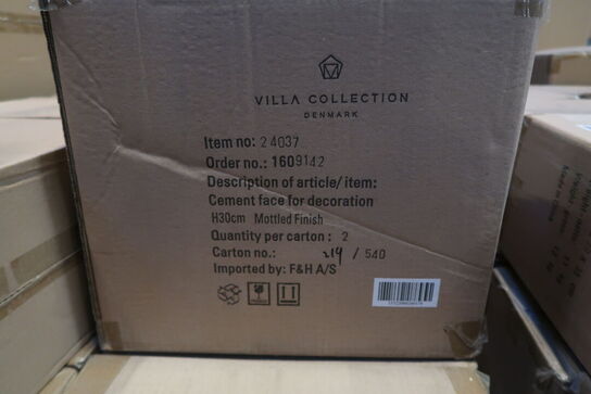 84 stk. Figur Hoved Talvik Cement Lys olivengrøn H30