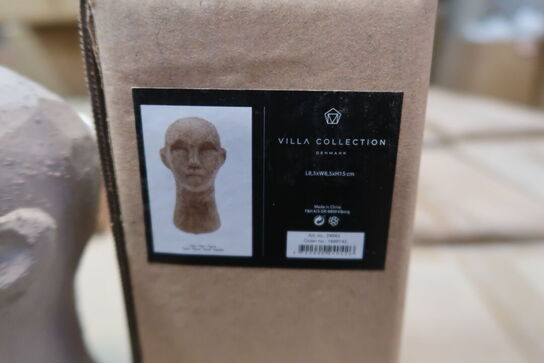 576 stk. Figur Hoved Talvik Cement Gråbrun H15