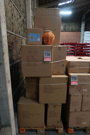 28 stk. Vase Styles 21 x 21 cm Amber Papir