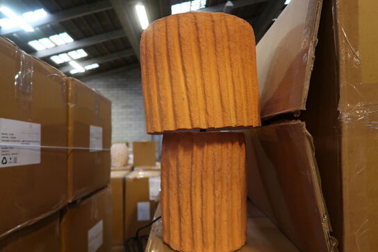 20 stk. Lampe Styles 25 x 44 cm Amber Papmache