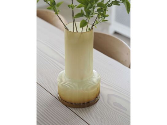 18 stk. Vase Hvils D19 x 34 cm Honey Glas