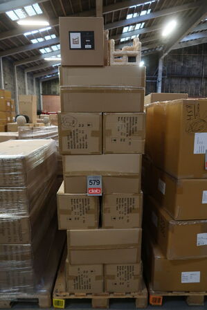 50 stk. Lysestage Lyng 21 x 21 x 23 cm Sand Polyresin