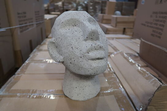 116 stk. Figur Hoved Talvik Cement Lys olivengrøn H23