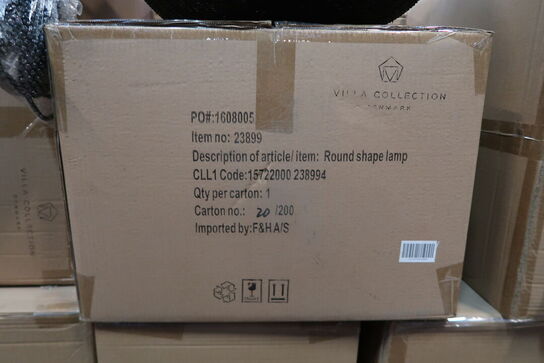 11 stk. Pendel Werna 50x30cm Sort Naturrattan