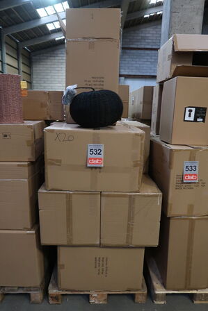 20 stk. Pendel Werna 40,5x25 cm Sort Naturrattan