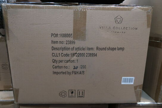 11 stk. Pendel Werna 50x30cm Sort Naturrattan