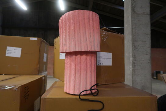 18 stk. Lampe Styles 25 x 44 cm Rosa Papmache