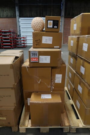 64 stk. Dekorationsvase Tana D18,5 H20 cm Creme/Nougat Papmache