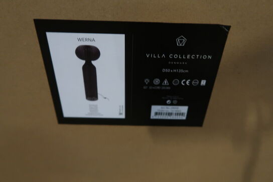 3 stk. Gulvlampe Werna D50 x 130 cm Sort Rattan