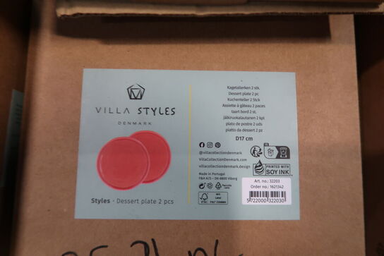 254 pk. Kagetallerken Allure 17 cm 2 stk. Orange Stentøj