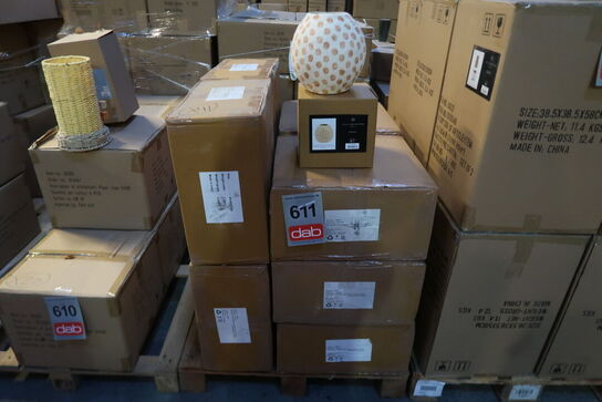 41 stk. Dekorationsvase Tana D18,5 H20 cm Creme/Nougat Papmache