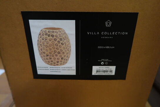 24 stk. Dekorationsvase Taia D23,5 H28,5 cm Creme/Grå Papmache