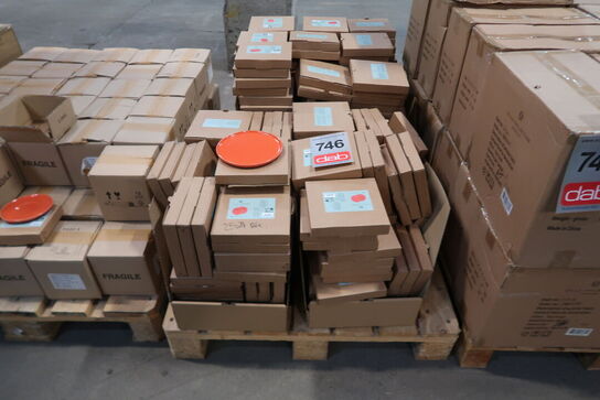 254 pk. Kagetallerken Allure 17 cm 2 stk. Orange Stentøj