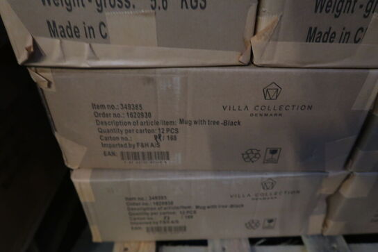 360 stk. Krus Hela 0,5 liter Sort Stentøj