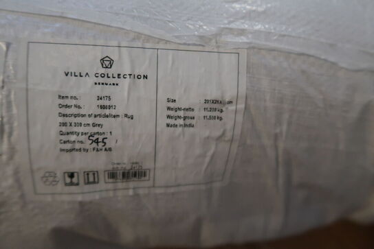 10 stk. Tæppe Laerk 200x300cm Grå/Offwhite