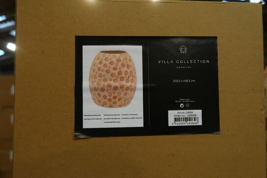 28 stk. Dekorationsvase Tana D23,5 H28,5 cm Creme/Nougat Papmache