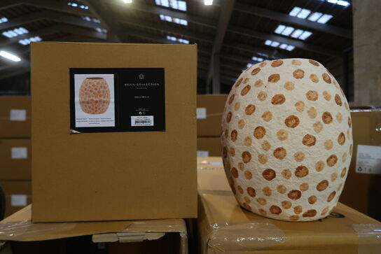 28 stk. Dekorationsvase Tana D23,5 H28,5 cm Creme/Nougat Papmache