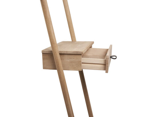 19 stk. Vægreol Ebern 47x170 cm White washed Massiv eg