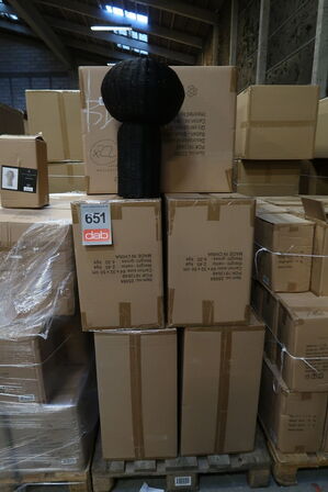 22 stk. Bordlampe Werna D30 x 53,5 cm Sort Rattan