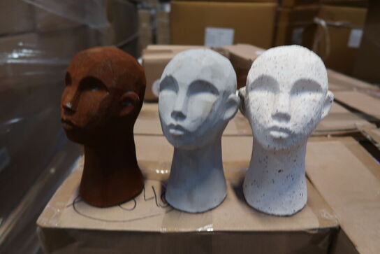 540 stk. Figur Hoved Talvik 3 ass. Cement