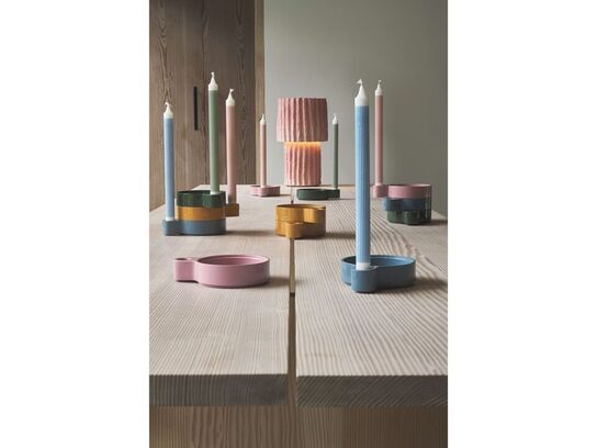 20 stk. Lampe Styles 25 x 44 cm Rosa Papmache