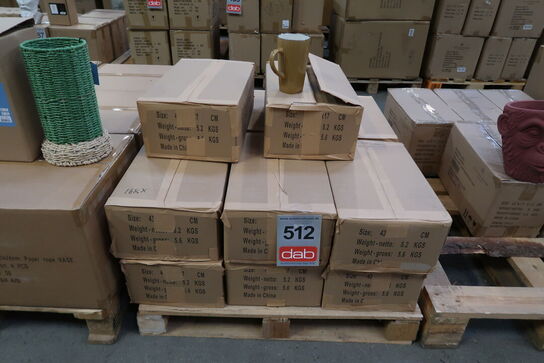 168 stk. Krus Hela 0,5 liter Golden yellow Stentøj