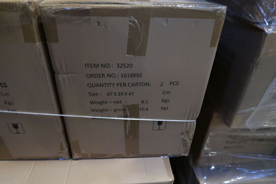 18 stk. Væghylde Nord 60 x 40 x 13 cm Polyresin