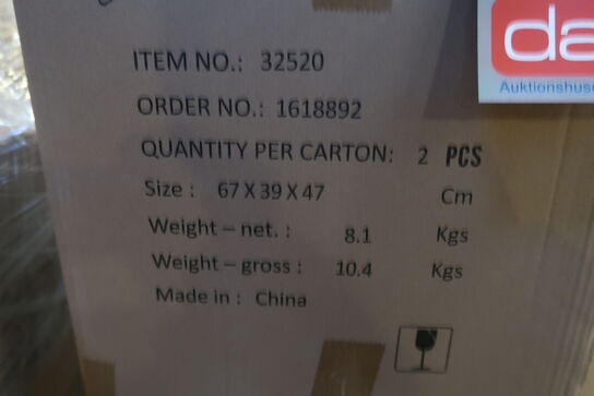 36 stk. Væghylde Nord 60 x 40 x 13 cm Polyresin