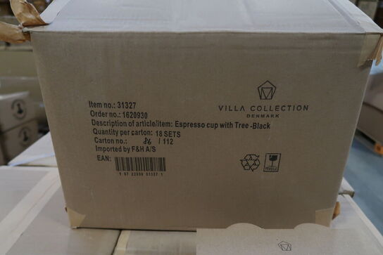 288 pk. Espressokop Hela 0,1 liter 4 stk. Sort Stentøj