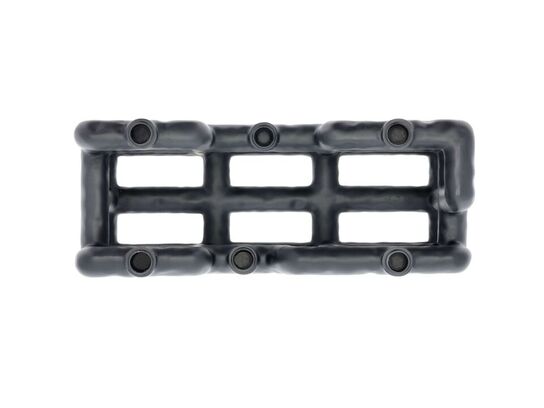 44 stk. Lysestage Lyst 28 x 10 x 13,5 cm Sort Polyresin