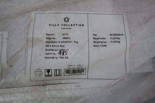 2 stk. Tæppe Laerk 200x300cm Grå/Offwhite