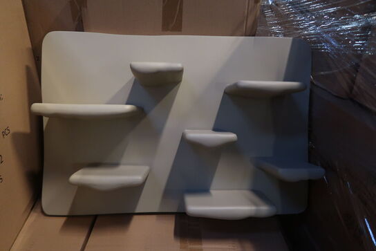 18 stk. Væghylde Nord 60 x 40 x 13 cm Polyresin