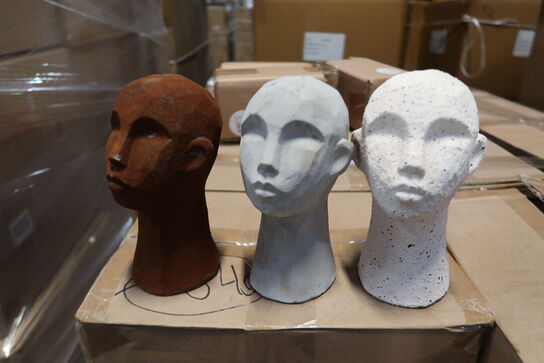 216 stk. Figur Hoved Talvik 3 ass. Cement