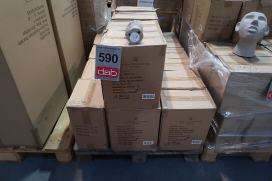 240 stk. Figur Hoved Talvik Cement Gråbrun H15