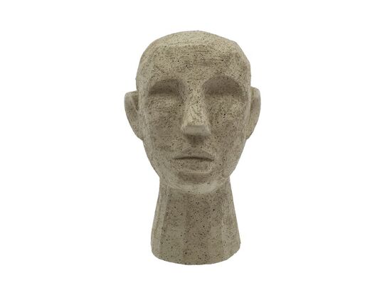 80 stk. Figur Hoved Talvik Cement Lys olivengrøn H30