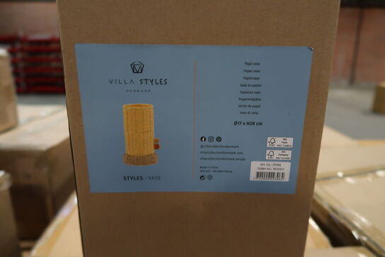 68 stk. Vase Styles 17 x 28 cm Lysegul Papir